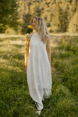 Linen Vineyard Wedding Dress