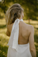Linen Vineyard Wedding Dress