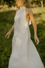 Linen Vineyard Wedding Dress