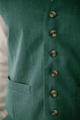 Classic Linen Vest
