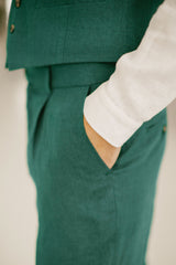 Classic Linen Pants For Men