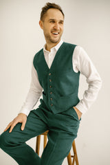 Classic Linen Pants For Men