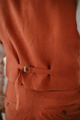 Classic Linen Vest