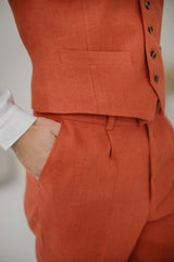 Classic Linen Pants For Men