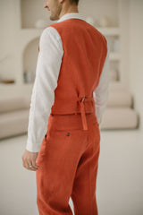 Classic Linen Vest