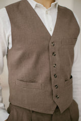 Classic Linen Vest