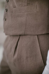 Classic Linen Vest