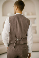 Classic Linen Vest