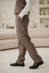 Classic Linen Wedding Suit (Set Of 2)