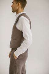 Classic Linen Vest