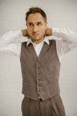 Classic Linen Vest