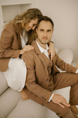 Linen Rustic Wedding Jacket