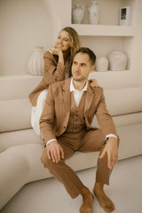 Linen Rustic Wedding Jacket