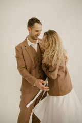 Linen Rustic Wedding Jacket