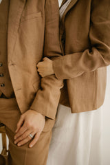 Linen Rustic Wedding Jacket