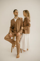 Linen Rustic Wedding Jacket