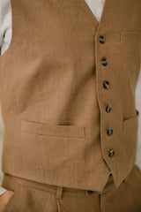 Classic Linen Vest