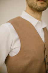 Classic Linen Vest