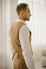 Classic Linen Vest
