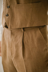 Classic Linen Wedding Suit (Set Of 2)