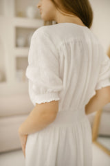 Linen Countryside Wedding Dress