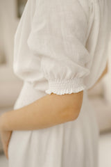 Linen Countryside Wedding Dress