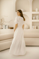 Linen Countryside Wedding Dress
