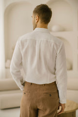 Classic Linen Wedding Suit (Set Of 3)