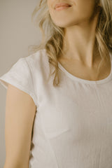 A-Line Linen Wedding Dress