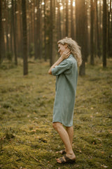 Linen Shirt Dress