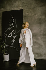 Linen Wedding Jacket