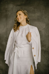 Linen Wedding Jacket