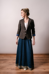 Linen jacket 3/4 sleeves