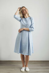 Linen elegant dress