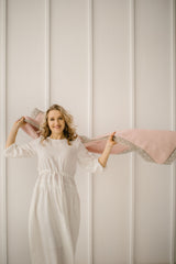 Linen Wedding Shawl