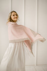 Linen Wedding Shawl