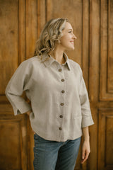 Loose Linen Jacket