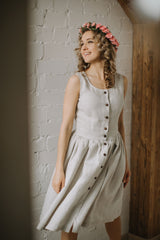 Linen Rustic Dress