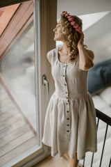 Linen Rustic Dress
