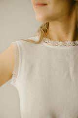 Linen Goddess Wedding Dress