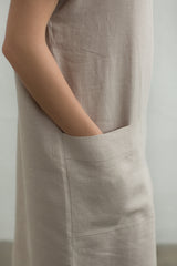 Loose linen dress