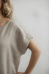 Loose linen dress