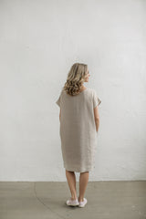Loose linen dress