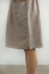 Loose linen dress
