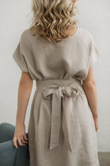 Loose linen dress