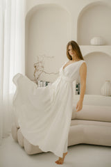 Linen Coastal Wedding Dress