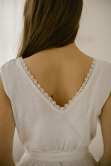 Linen Coastal Wedding Dress