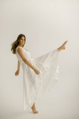 Linen Coastal Wedding Dress