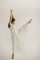 Linen Coastal Wedding Dress