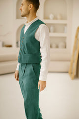 Classic Linen Pants For Men